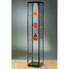 Vitrine 200x40x40cm zwart 40ZW200